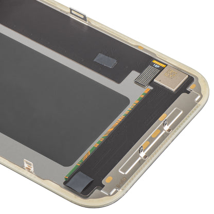 Zaslon s MP zaslonom osjetljivim na dodir kompatibilan s Apple iPhone 17 Pro, s okvirom, OLED FHD IC Movable verzija, Crna