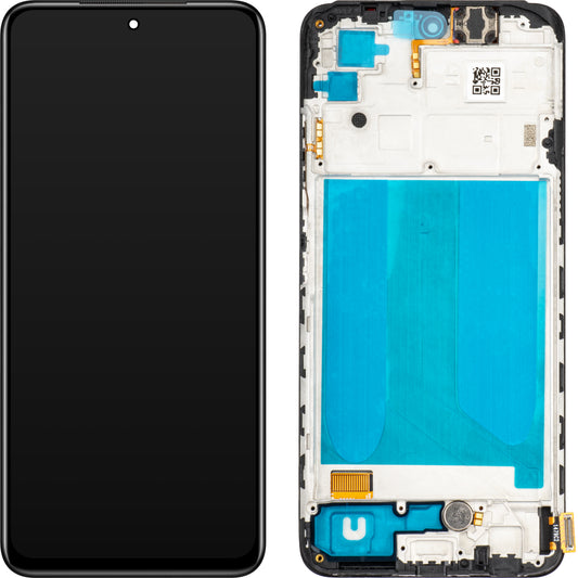 Zaslon s dodirnim ekranom MP kompatibilan s Xiaomi Redmi Note 10, s okvirom, crni