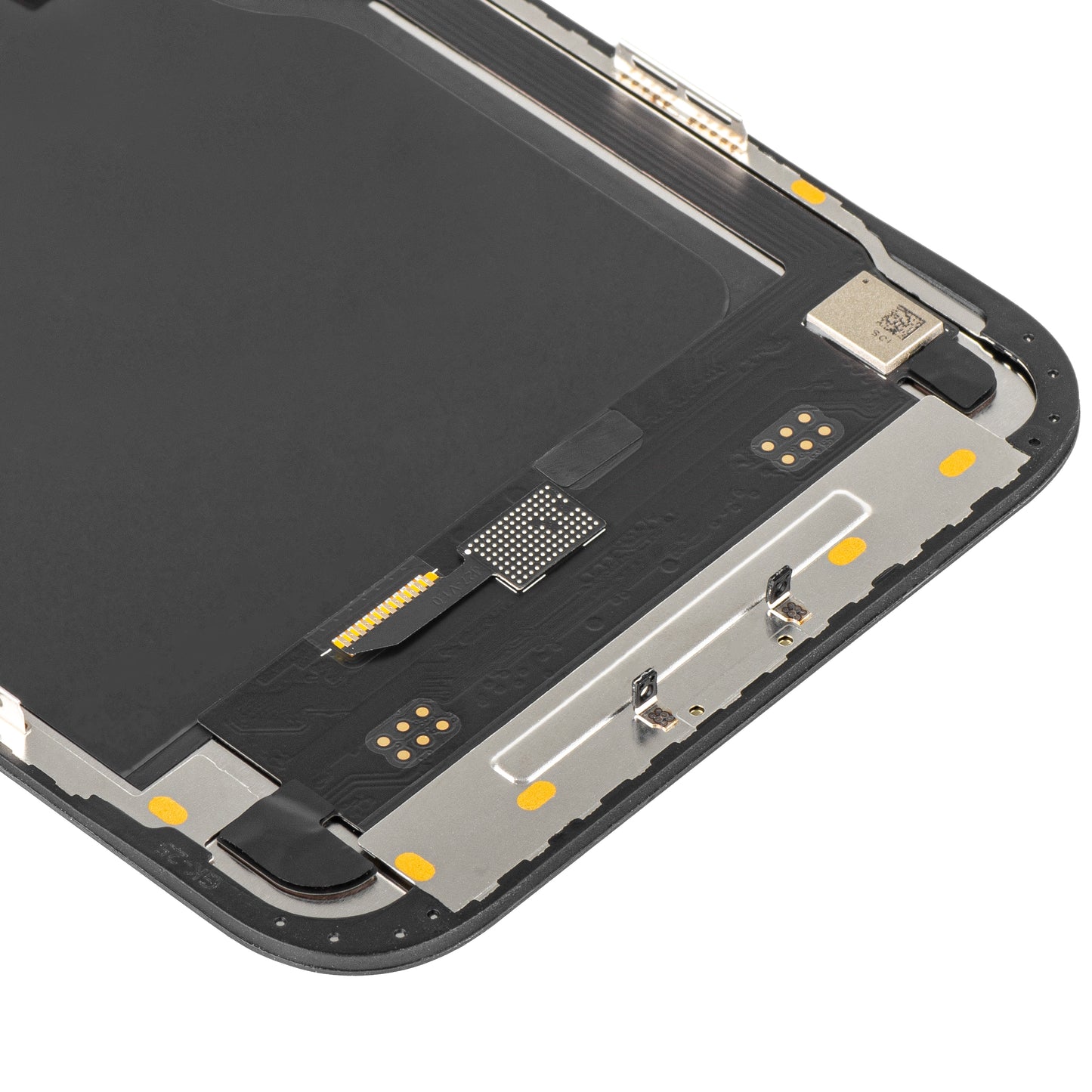 Zaslon s dodirnim zaslonom MP kompatibilan s Apple iPhone 12 Pro Max, s okvirom, verzija Soft OLED IC Movable FHD, crna