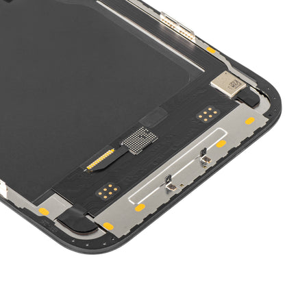 Zaslon s dodirnim zaslonom MP kompatibilan s Apple iPhone 12 Pro Max, s okvirom, verzija Soft OLED IC Movable FHD, crna