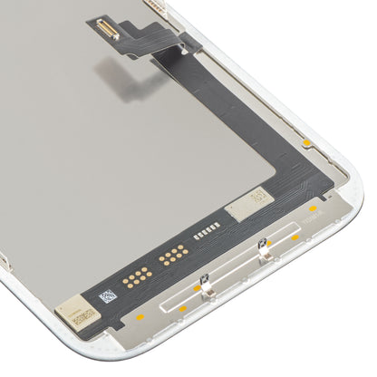 Zaslon s MP zaslonom osjetljivim na dodir kompatibilan s Apple iPhone 17, s okvirom, Soft OLED FHD 120Hz IC Movable verzija, Crna