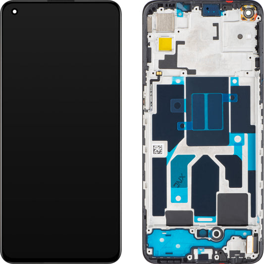 Zaslon s dodirnim zaslonom OnePlus Nord CE 5G, s okvirom, crni (Charkoal Ink), Service Pack 2011100302