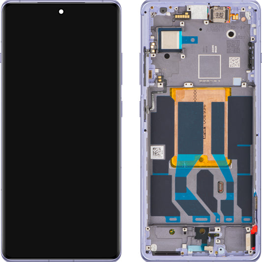 Display s Touchscreenom OnePlus 12R, s Okvirom, Ljubičasta (Electric Violet), Service Pack 621029000159
