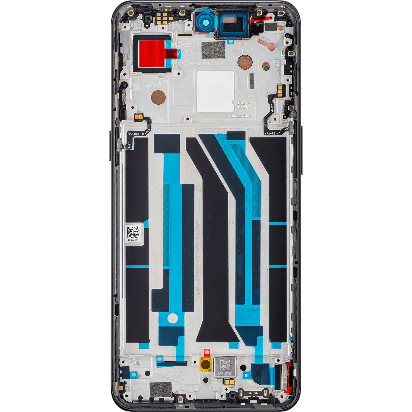 Display s Touchscreenom OnePlus 10T / Ace Pro, s okvirom, Crni (Moonstone Black), Service Pack 4130326