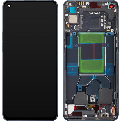 Display s dodirnim zaslonom Oppo Reno6 5G, s okvirom, crni (Stellar Black), servisni paket 4907749