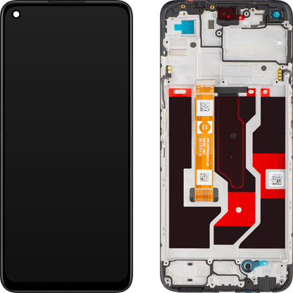 Display s dodirnim zaslonom Oppo A36 / A76, s okvirom, crni, Service Pack 4110009