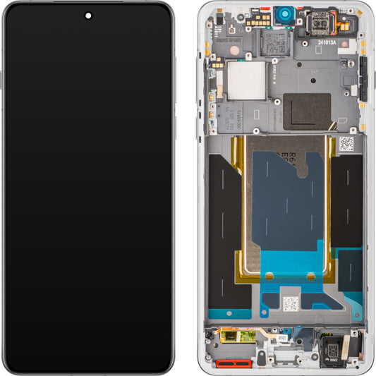 Display s Touchscreenom Oppo Find X8 Pro, s Okvirom, Bijela (Pearl White), Service Pack 621029000357