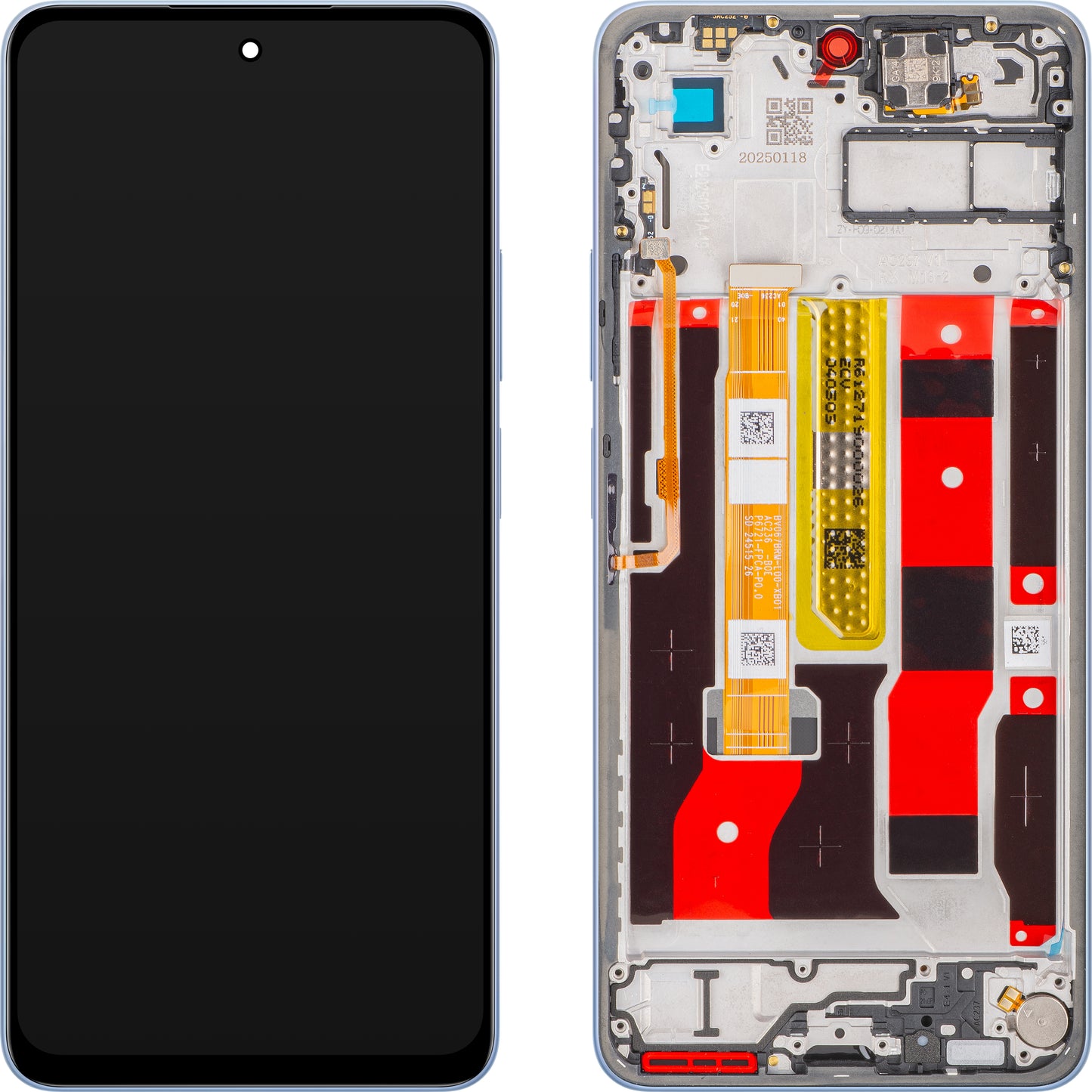 Display s Touchscreenom Oppo A5 Pro 4G, s okvirom, Plava (Feather Blue), Service Pack 621029000458