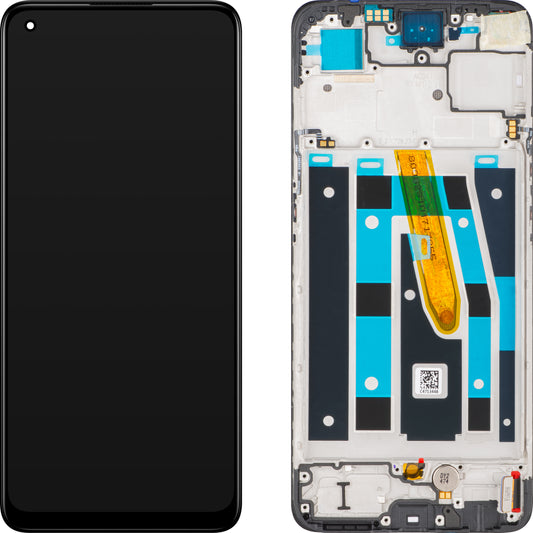 Display s Touchscreenom Oppo Reno8 T, s Okvirom, Crni, Service Pack 4130422