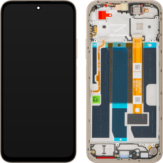 Display s Touchscreenom Oppo A6, s Okvirom, Zlatni (Aurora Gold), Service Pack 621029000760