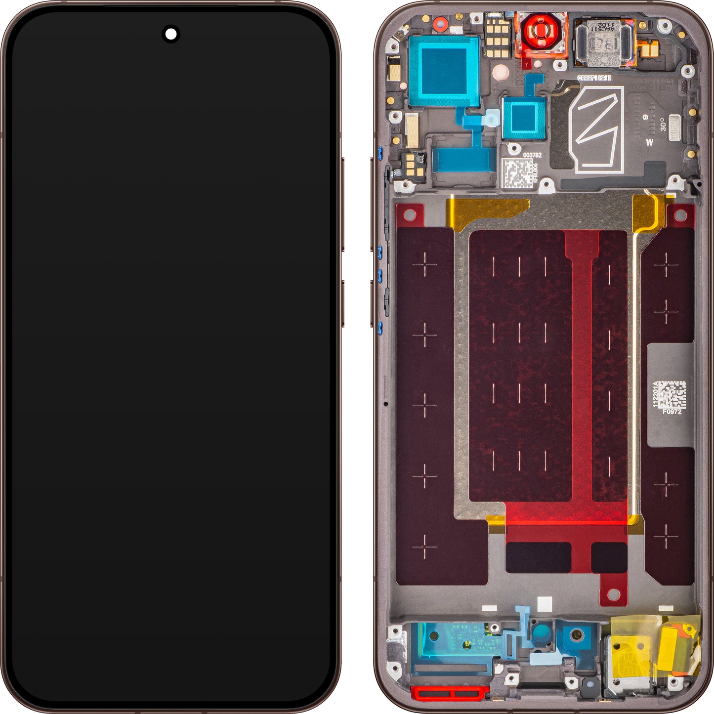 Display s Touchscreenom Oppo Reno15 Pro Mini / Reno15 Pro, s okvirom, Smeđ (Dusk Brown /Cocoa Brown), Service Pack 621029000774