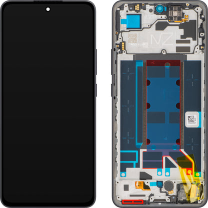 Display s Touchscreenom Oppo Reno13 FS 5G / Reno13 F, s okvirom, Sivi (Graphite Grey), Service Pack 621029000449