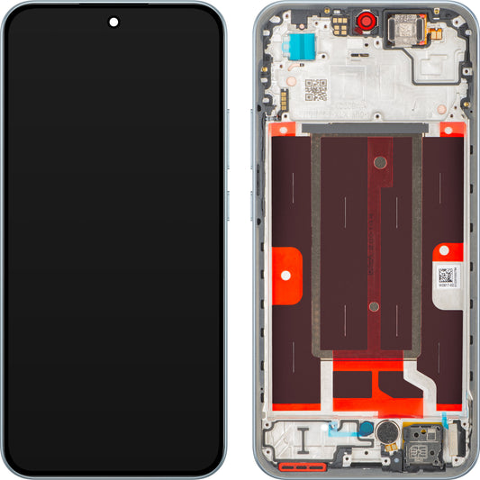 Display s Touchscreenom Oppo A6 Pro 5G, s okvirom, Sivi (Lunar Titanium), Service Pack 621029000655