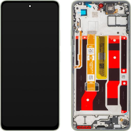 Display s Touchscreenom Oppo A5 Energy / A5 Pro, s okvirom, Zelena (Olive Green), Service Pack 621029000494