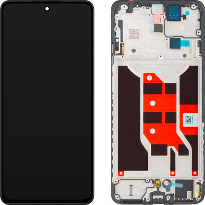 Zaslon s dodirnim zaslonom Oppo Reno12 F, s okvirom, crni, Service Pack 621029000258