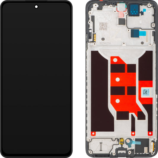 Zaslon s dodirnim zaslonom Oppo Reno12 F, s okvirom, crni, Service Pack 621029000258