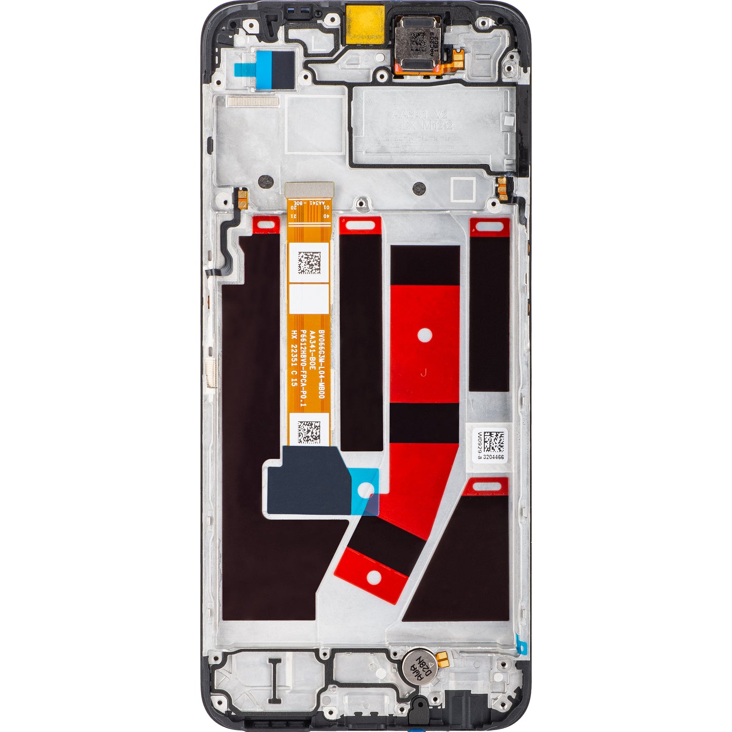 Zaslon s dodirnim zaslonom Oppo A57 5G, s okvirom, crni, Service Pack 4130239