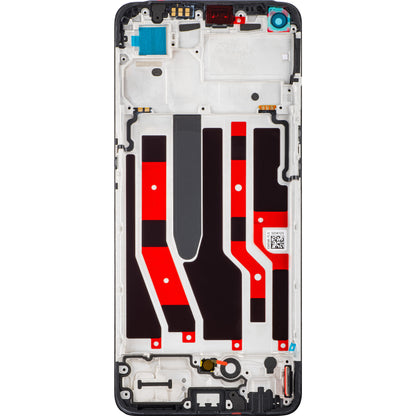 Display s dodirnim zaslonom Oppo Reno8 4G / Reno7 / F21 Pro, s okvirom, crni, Service Pack 4130179