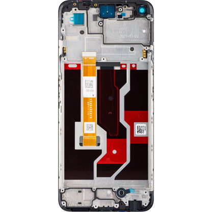 Zaslon s dodirnim zaslonom Oppo A96, s okvirom, crni, Service Pack 4130058