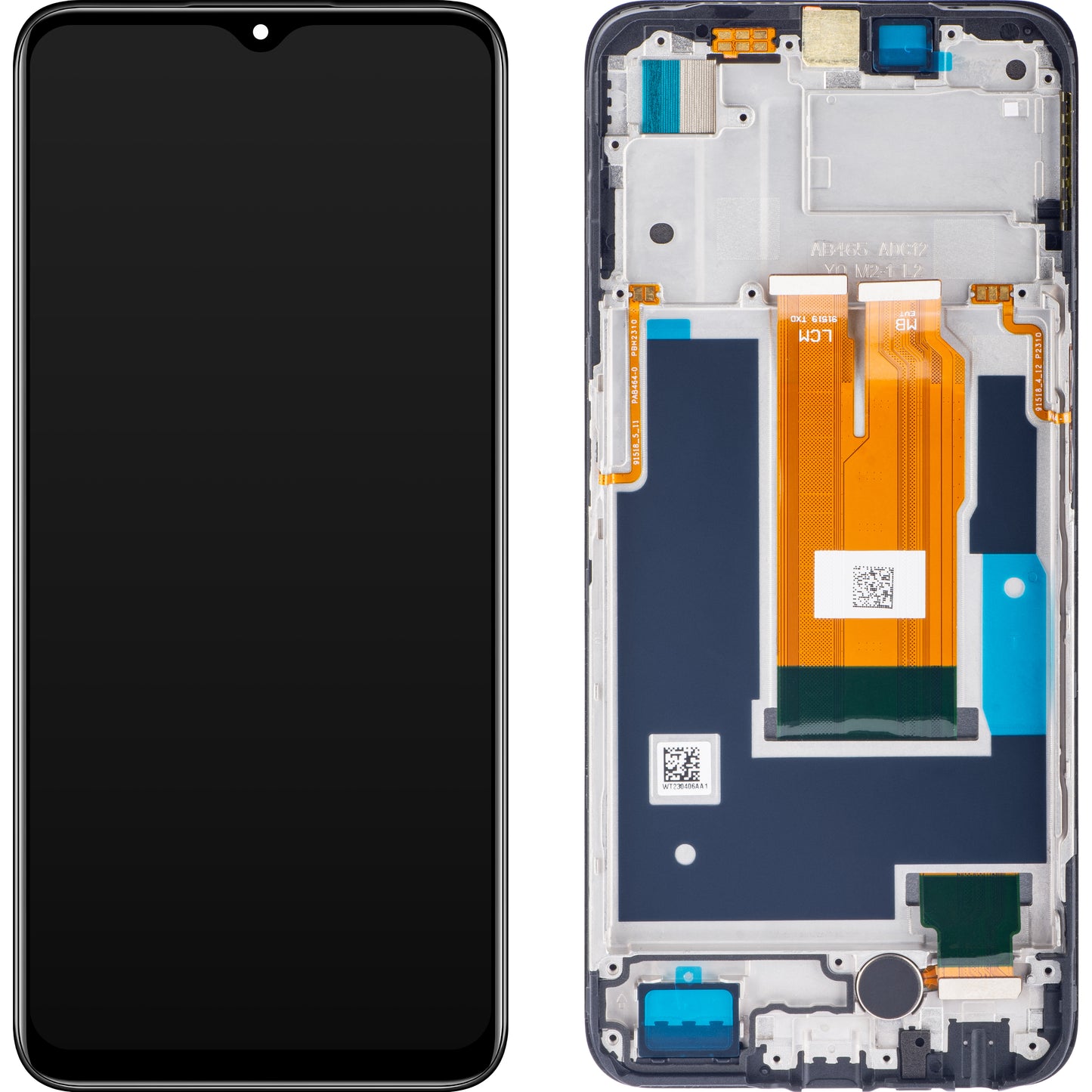 Display s dodirnim zaslonom Realme 9i 5G, s okvirom, crni (Rocking Black), servisni paket 4130296