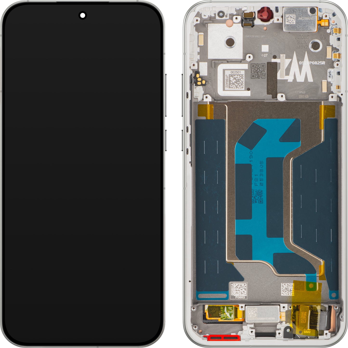 Display s Touchscreenom Realme GT 8 Pro, s Okvirom, Bijeli (Diary White), Service Pack 621029000683