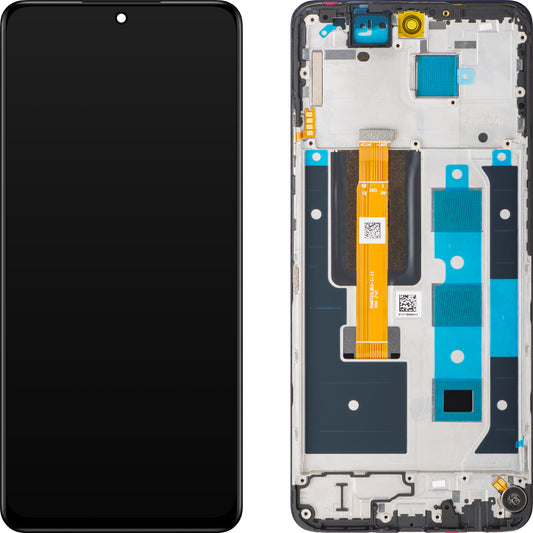 Zaslon s dodirnim zaslonom Realme 12, s okvirom, crni, Swap 621029000184