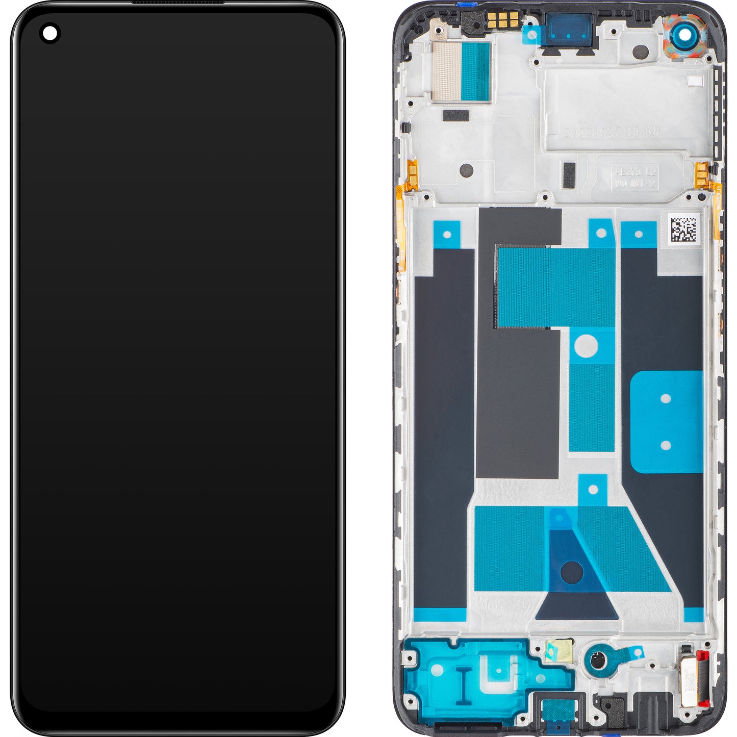 Zaslon s dodirnim zaslonom Realme 9, s okvirom, crni, Swap 4130176