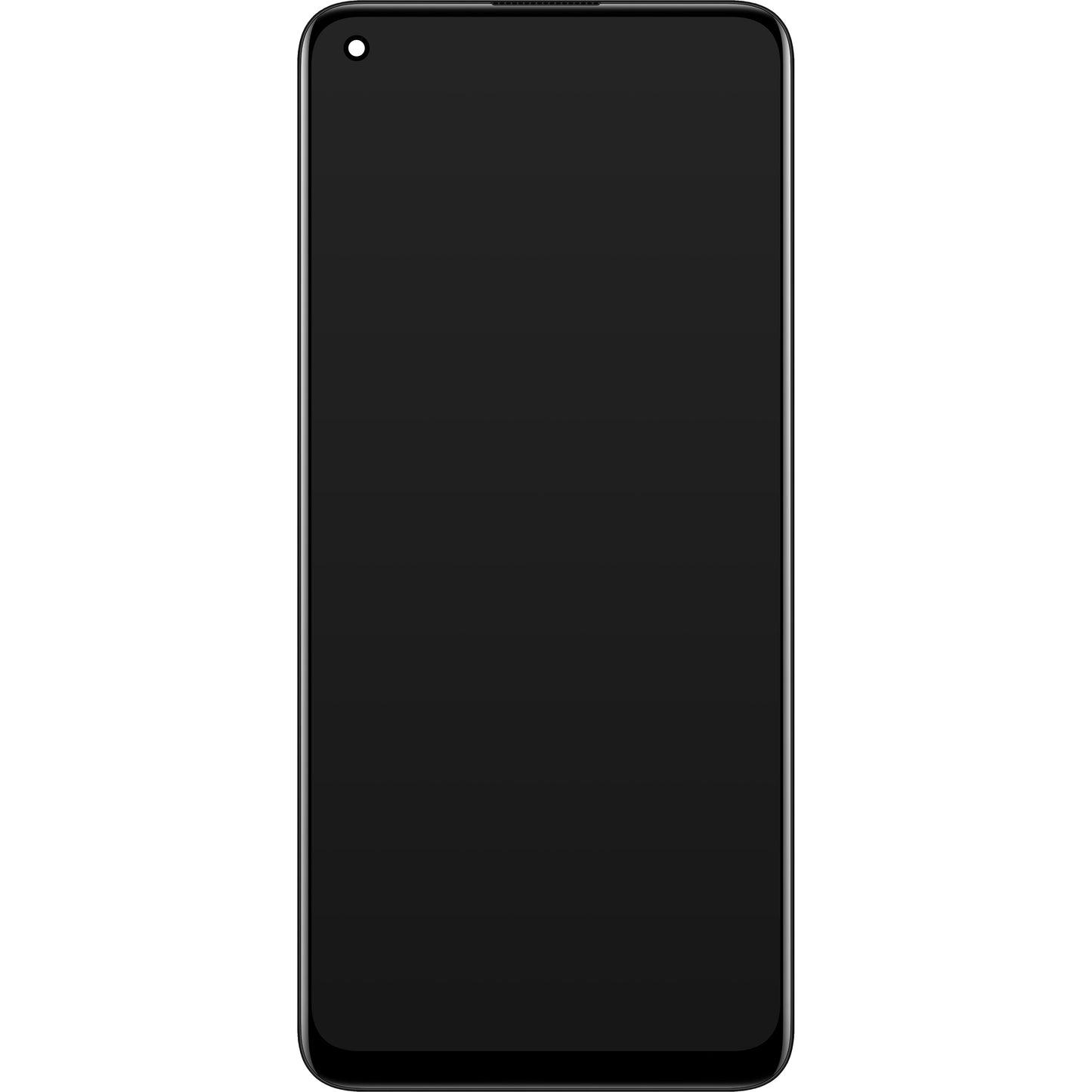 Display s dodirnim zaslonom Realme 7 Pro, s okvirom, crni, paket za servis 4904996