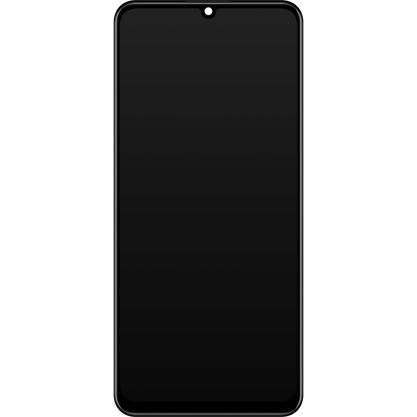 Zaslon s dodirnim ekranom Realme C51, s okvirom, crni (Carbon Black), servisni paket 621029000053