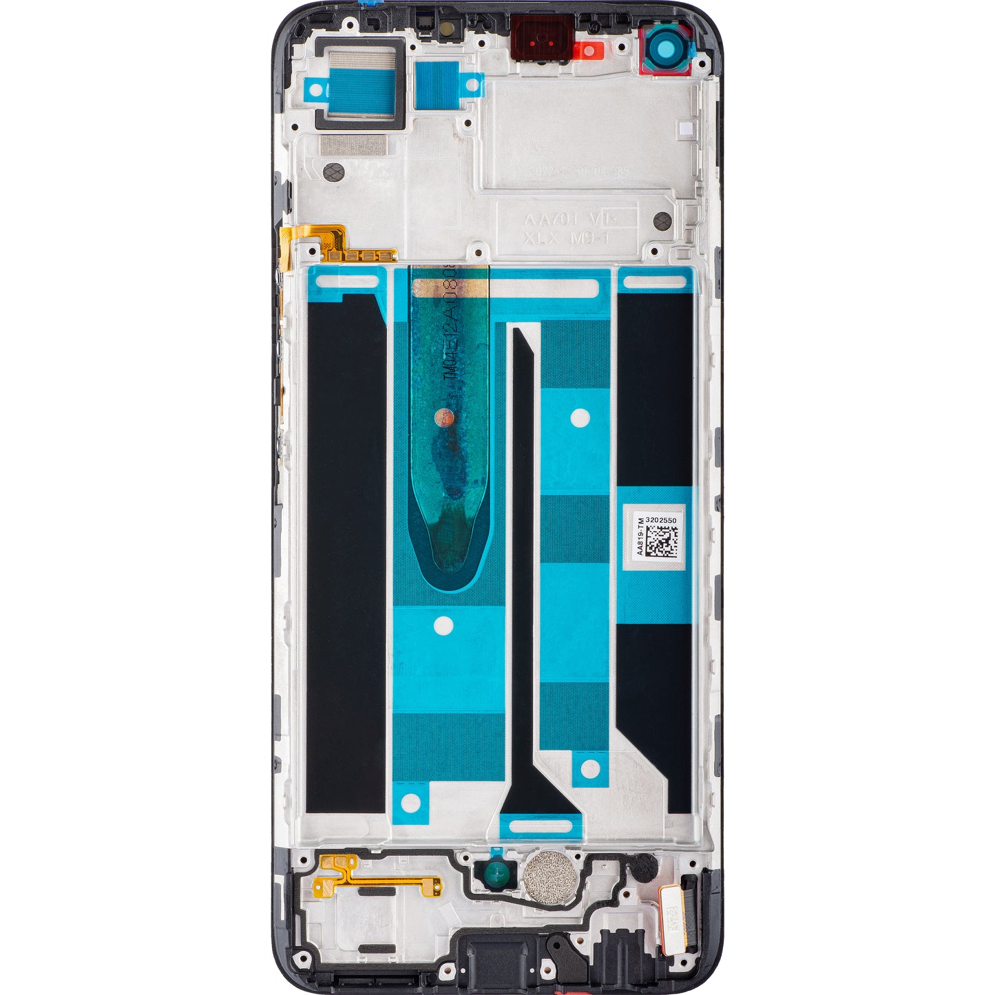 Zaslon s dodirnim zaslonom Realme 8, s okvirom, crni, Swap 4906919