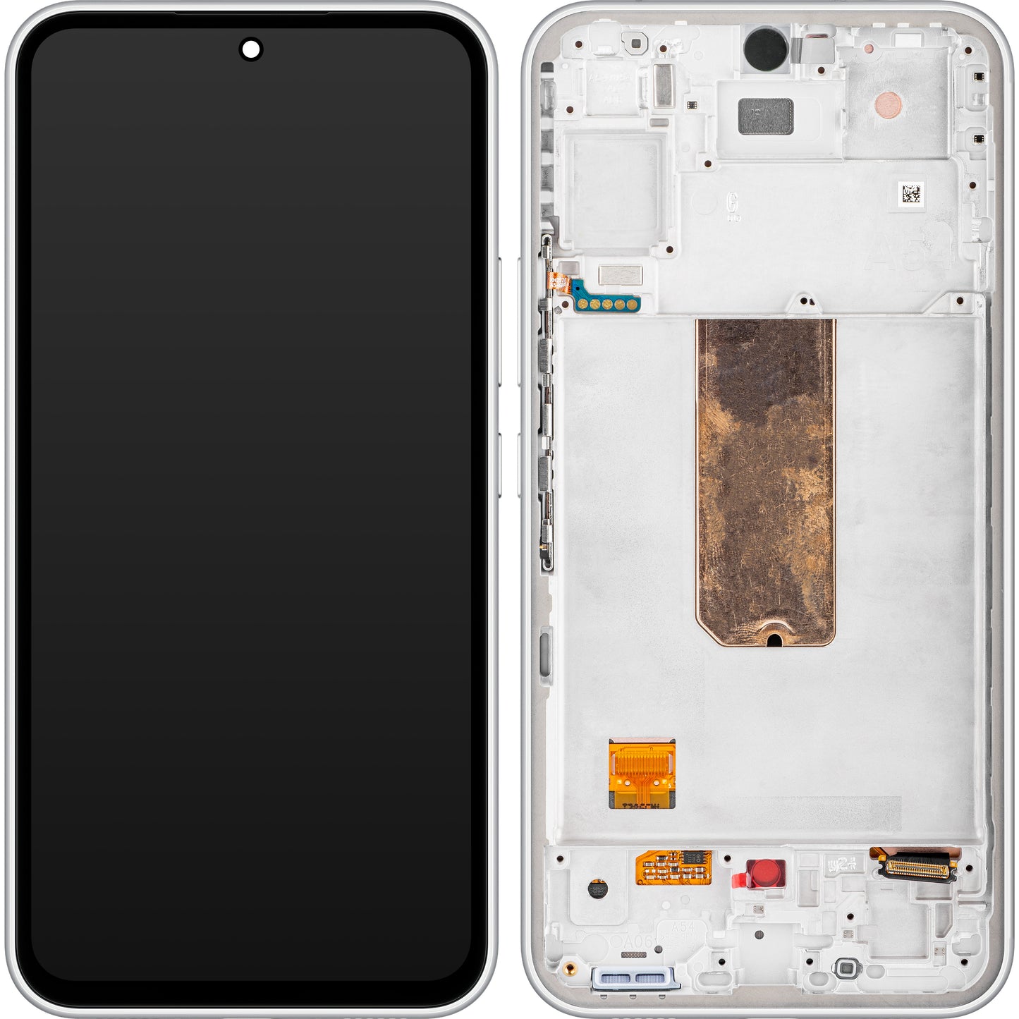 Zaslon s dodirnim ekranom Samsung Galaxy A54 A546, s okvirom, bijeli, servisni paket GH82-31231B