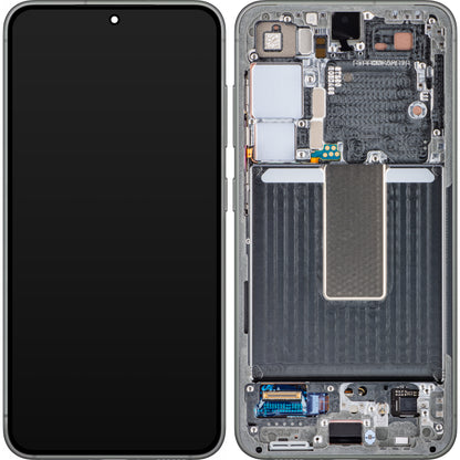 Zaslon s dodirnim ekranom Samsung Galaxy S23 S911, s okvirom, zeleni, Service Pack GH82-30480C