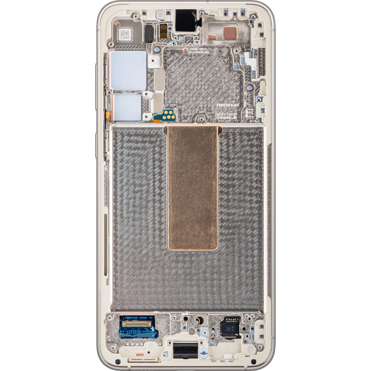 Zaslon s dodirnim zaslonom Samsung Galaxy S23+ S916, s okvirom, bijeli (krem), servisni paket GH82-30476B