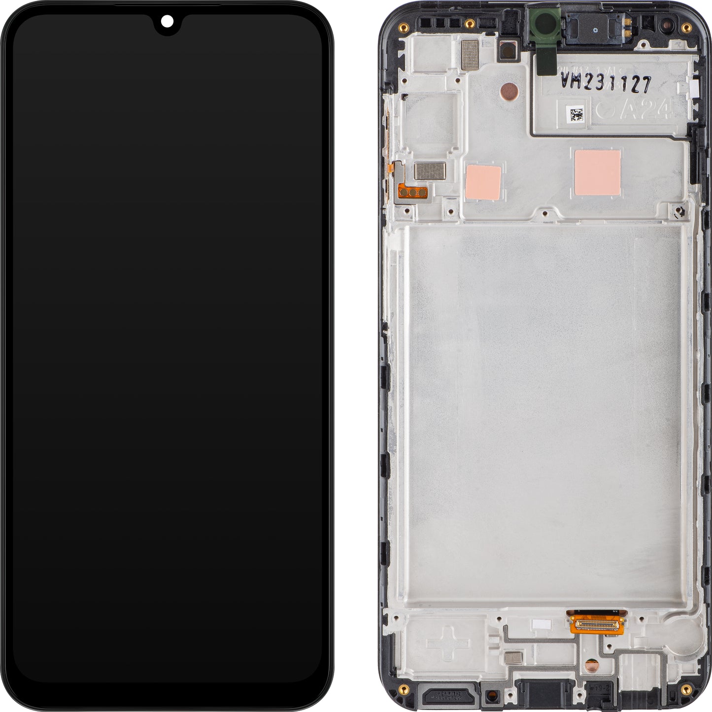 Zaslon s dodirnim ekranom Samsung Galaxy A24 4G A245, s okvirom, crni, servisni paket GH82-31240A
