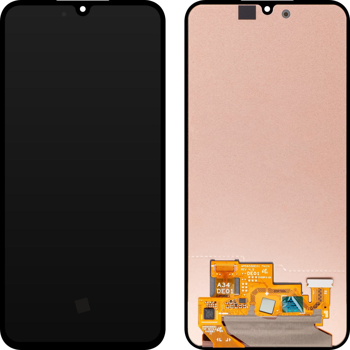Zaslon s dodirnim zaslonom Samsung Galaxy A34 A346, obnovljeno GH82-31235A