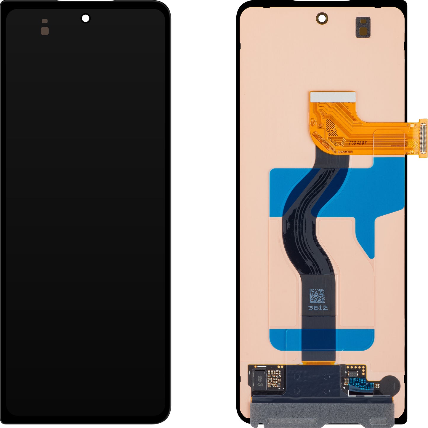 Zaslon s dodirnim ekranom Samsung Galaxy Z Fold4 F936, Sub Outer, Service Pack GH96-15279A