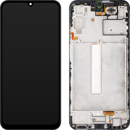 Display s dodirnim zaslonom Samsung Galaxy A25 A256, s okvirom, crni (Brave Black), servisni paket GH82-33214A