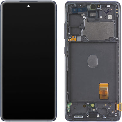 Zaslon s dodirnim zaslonom Samsung Galaxy S20 FE 5G G781, s okvirom, tamnoplava, Swap GH82-24214A