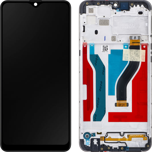 Zaslon s dodirnim ekranom Samsung Galaxy A10s A107, s okvirom, crni, Service Pack GH81-17482A