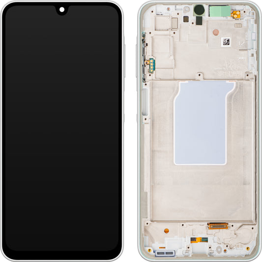 Display s Touchscreenom Samsung Galaxy A26 A266, s Okvirom, Bijeli, Service Pack GH82-37049B
