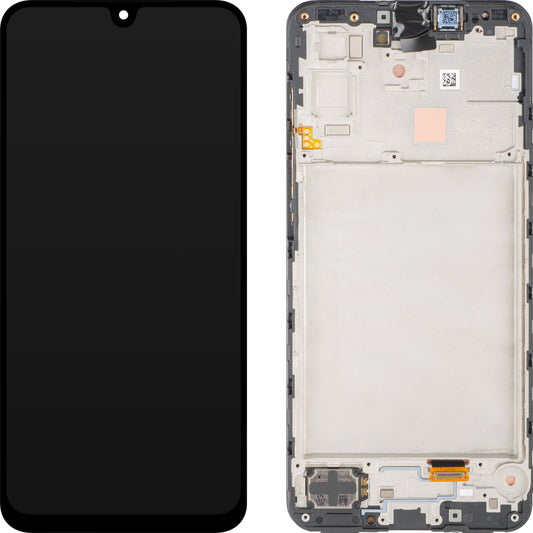 Display s Touchscreenom Samsung Galaxy A17 4G, s Okvirom, Crni, Service Pack GH82-38527A