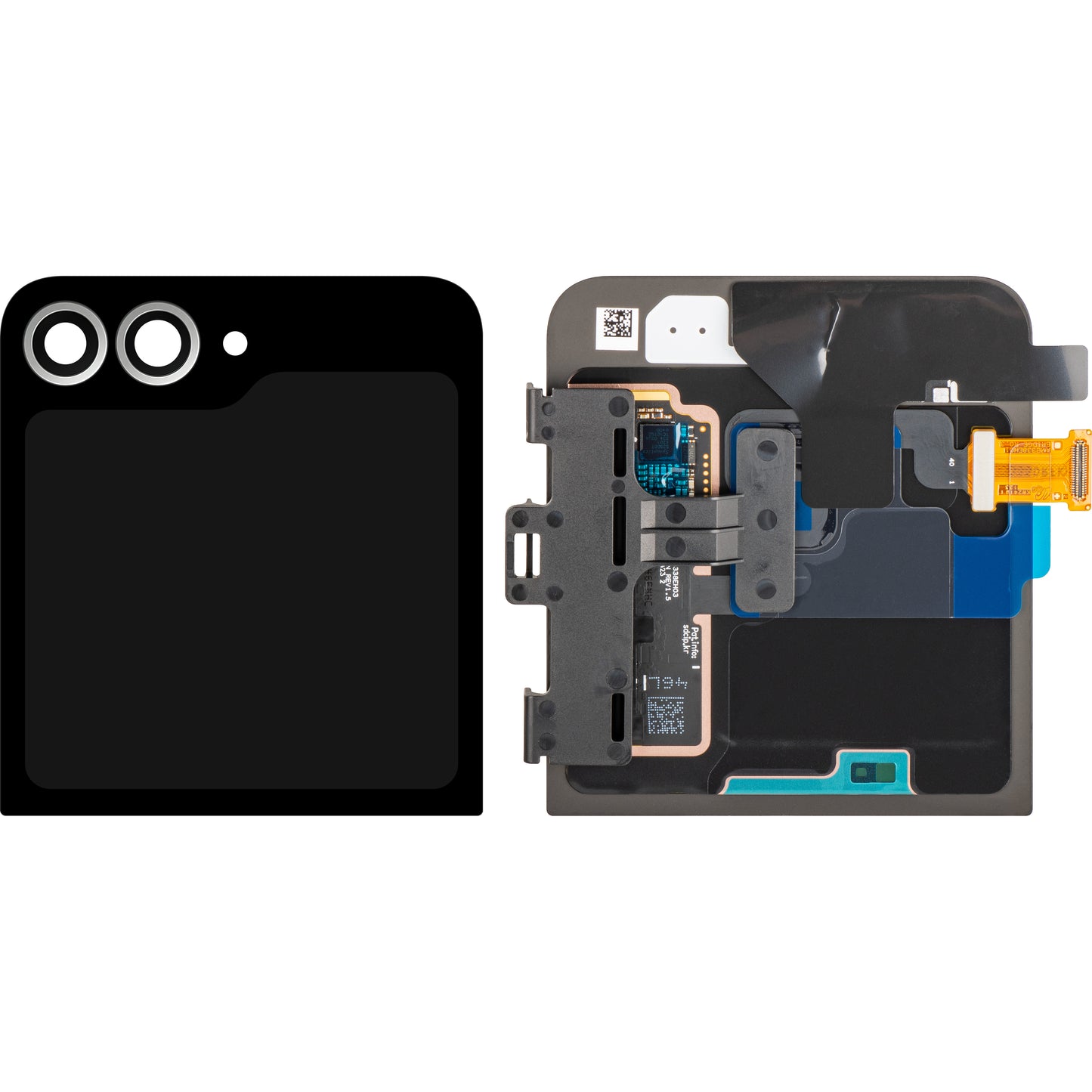 Display s Touchscreenom Samsung Galaxy Z Flip6 F741, Sub Outer, Bijeli, Service Pack GH97-30012F