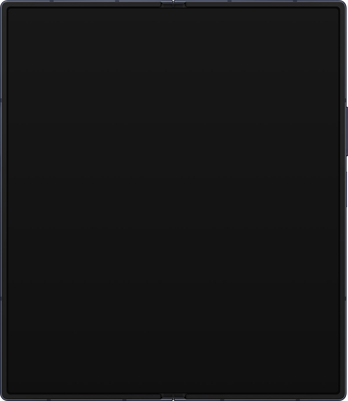 Zaslon s dodirnim zaslonom Samsung Galaxy Z Fold6 F956, s okvirom, unutarnji dio, tamnoplava (Navy), servisni paket GH82-35042C