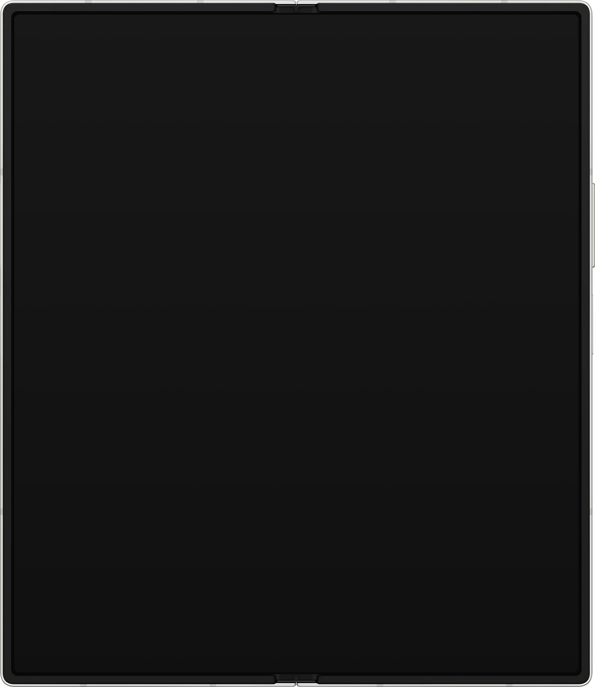 Zaslon s dodirnim zaslonom Samsung Galaxy Z Fold6 F956, s okvirom, unutarnji, bijeli, servisni paket GH82-35042E