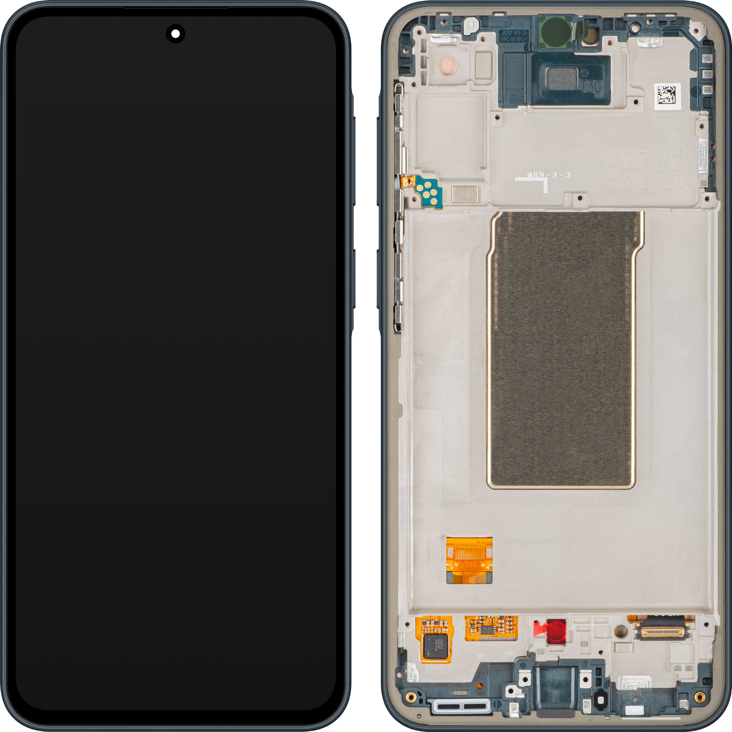 Zaslon s dodirnim zaslonom Samsung Galaxy A37 5G, s okvirom, Zelena (Graygreen), Service Pack GH82-39232B
