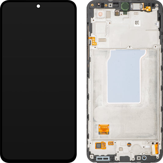 Zaslon s dodirnim zaslonom Samsung Galaxy A27 5G, s okvirom, crni, Service Pack GH82-39944A