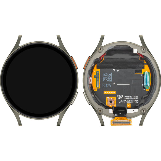 Zaslon s dodirnim zaslonom Samsung Galaxy Watch7 44mm, s okvirom, BT verzija, zelena, Service Pack GH97-29845A