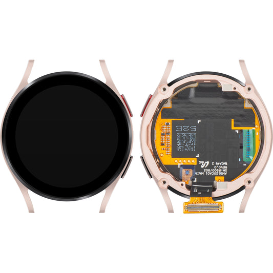 Zaslon s dodirnim zaslonom Samsung Galaxy Watch FE, s okvirom, BT verzija, ružičasto zlatna, servisni paket GH97-30050D