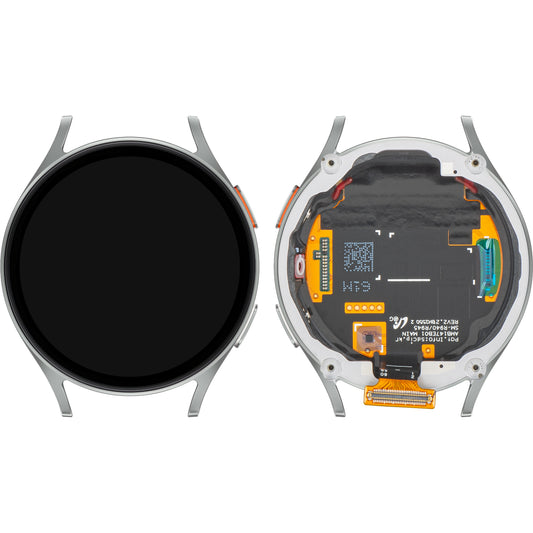 Zaslon s dodirnim zaslonom Samsung Galaxy Watch7 44mm, s okvirom, BT verzija, srebrna, servisni paket GH97-29845C