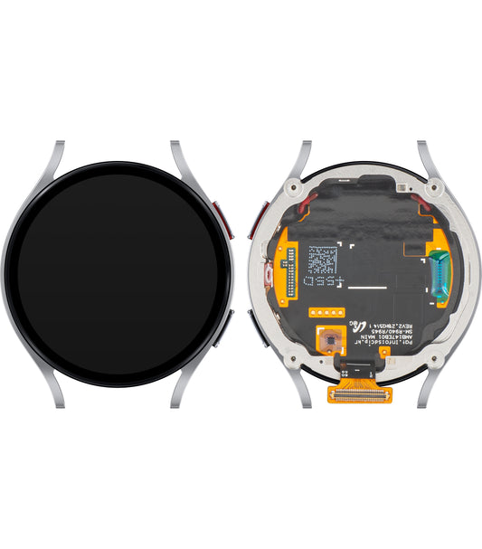 Zaslon s dodirnim zaslonom Samsung Galaxy Watch6 44mm, s okvirom, LTE verzija, srebrna, servisni paket GH97-28838C